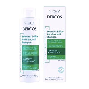 Vichy / Dercos Selenium Sulfide Anti-Dandruff Shampoo - Brand new - 200mL bottle